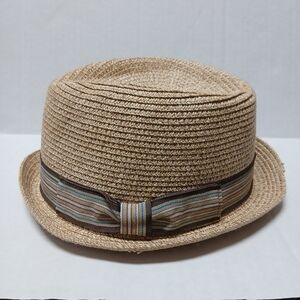 Cremieux Tan Fedora Hat Sz L/XL